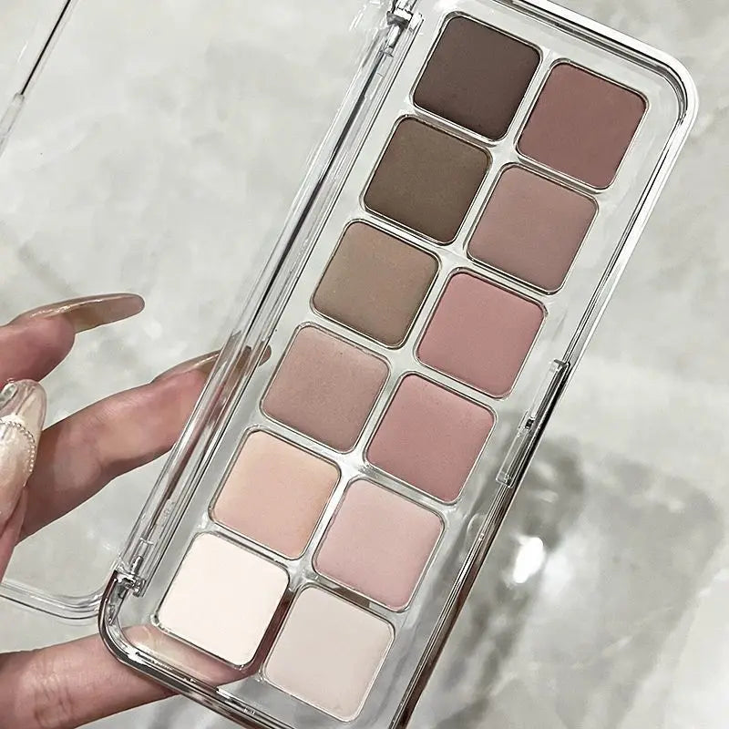 Full Matte Cool Eyeshadow Palette Earth Color