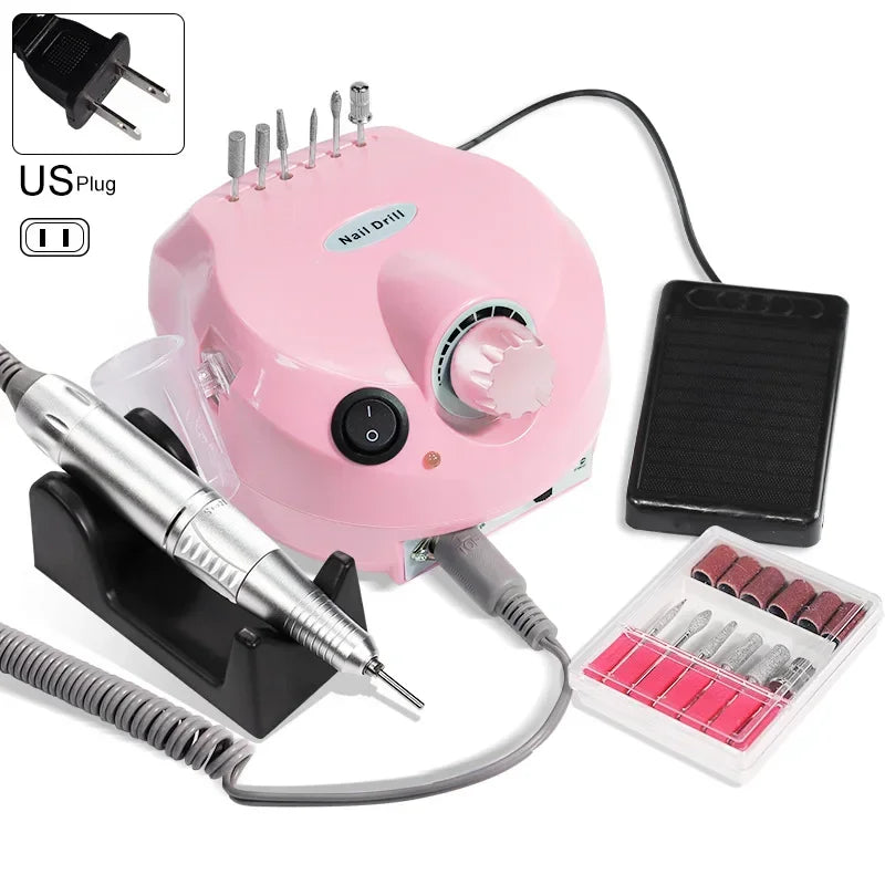 Electric Nail Drill Machine Manicure Pedicure Professional
