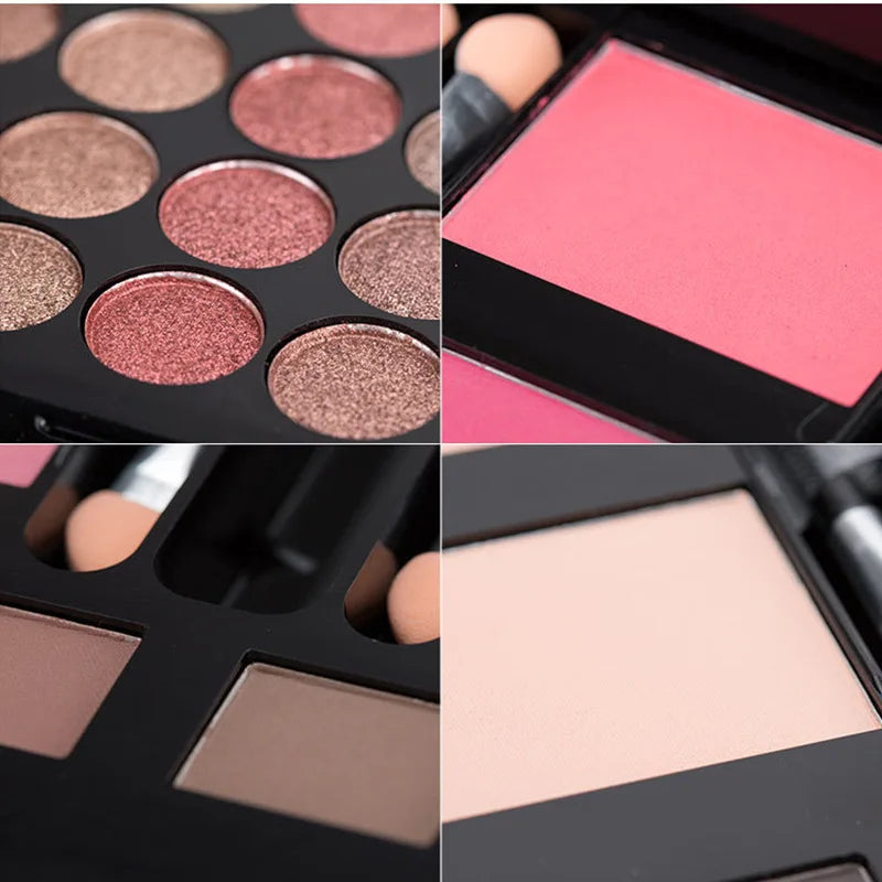 78-194 Colors Makeup Full Kit Eyeshadow Blush Highlight Powder