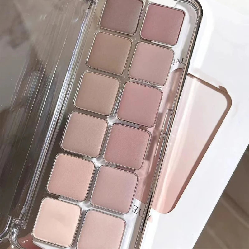 Full Matte Cool Eyeshadow Palette Earth Color