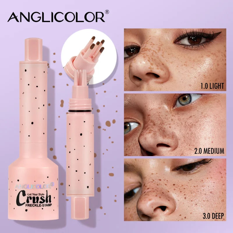 Face Fake Freckles Pen Waterproof Lifelike Concealer Dot Spot Pen Natural Soft Brown Freckles Pencils Makeup Tool Cosmetics