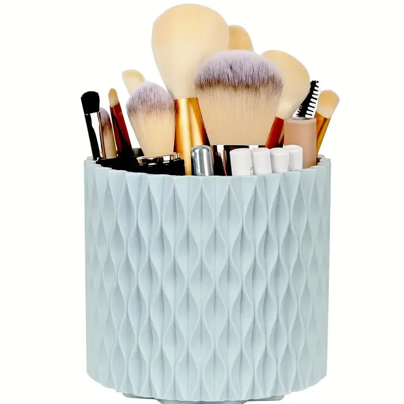 360° Rotating 5 Slot Makeup Brushes Holder