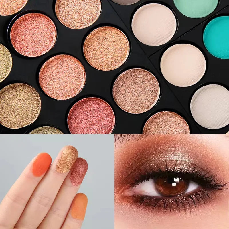 78-194 Colors Makeup Full Kit Eyeshadow Blush Highlight Powder