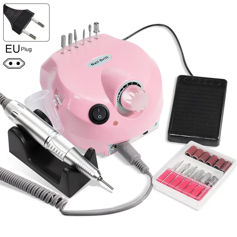 Electric Nail Drill Machine Manicure Pedicure Professional