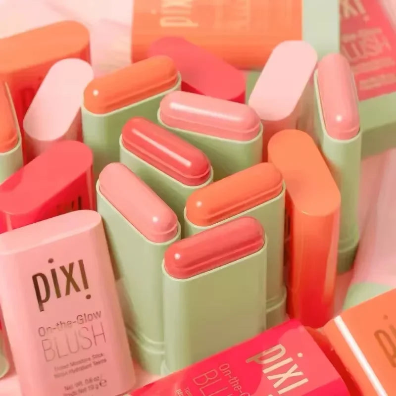 3-in-1 Lip Tinted Moistured Blush Cheek Stick Silky Brighten Blush Cream Blusher Cosmetics Tubes Matte Contour Cosmetics