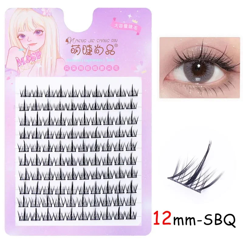 Natural Eyelash Clusters DIY Manga