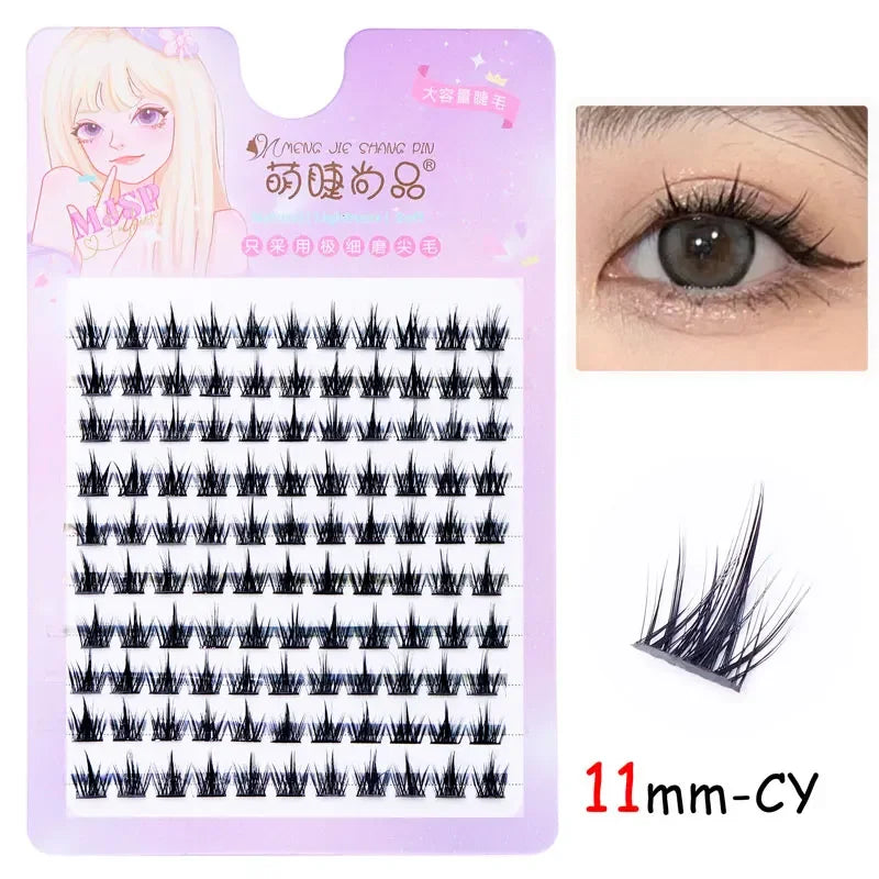 Natural Eyelash Clusters DIY Manga