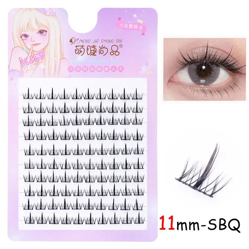 Natural Eyelash Clusters DIY Manga