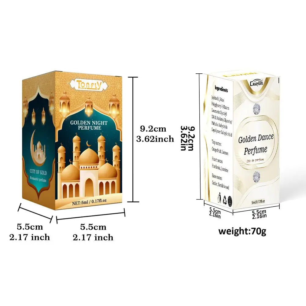 TONFLY Dubai Arab Beauty Salon Perfume Light Fragrance Fresh Premium Essential Oil Perfume Ladies Dating Gifts Dropshipping