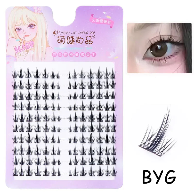 Natural Eyelash Clusters DIY Manga