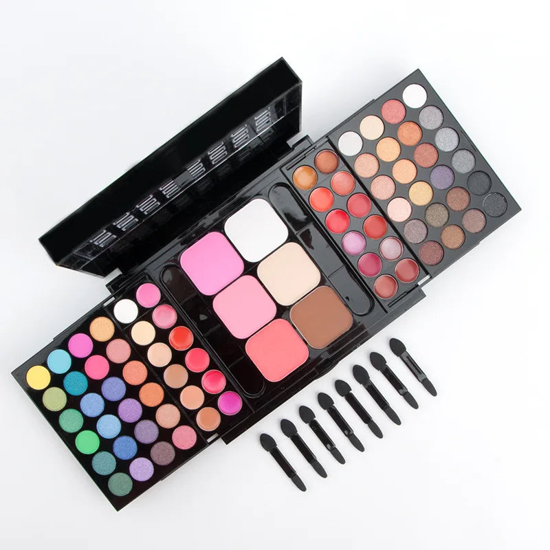 78-194 Colors Makeup Full Kit Eyeshadow Blush Highlight Powder