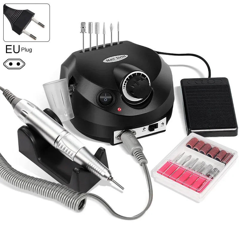 Electric Nail Drill Machine Manicure Pedicure Professional