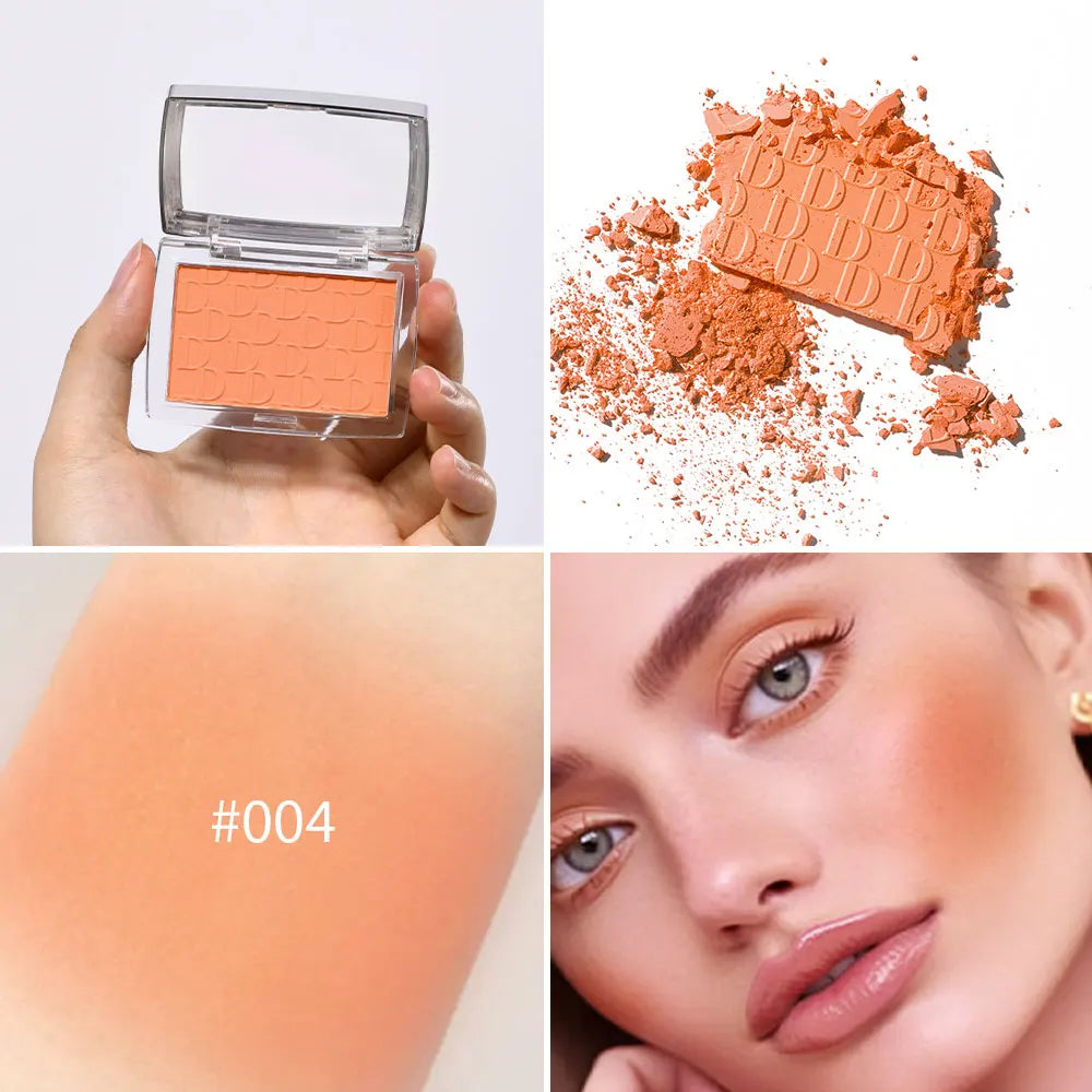 Hot Matte Embossed Blush Palette Rosy Blusher Facial Blush