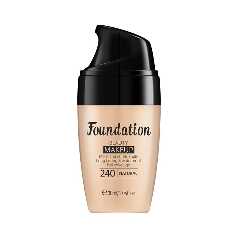 30ml Liquid Foundation Waterproof Makeup High Coverage