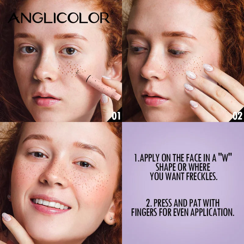 Face Fake Freckles Pen Waterproof Lifelike Concealer Dot Spot Pen Natural Soft Brown Freckles Pencils Makeup Tool Cosmetics