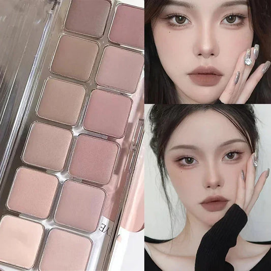 Full Matte Cool Eyeshadow Palette Earth Color
