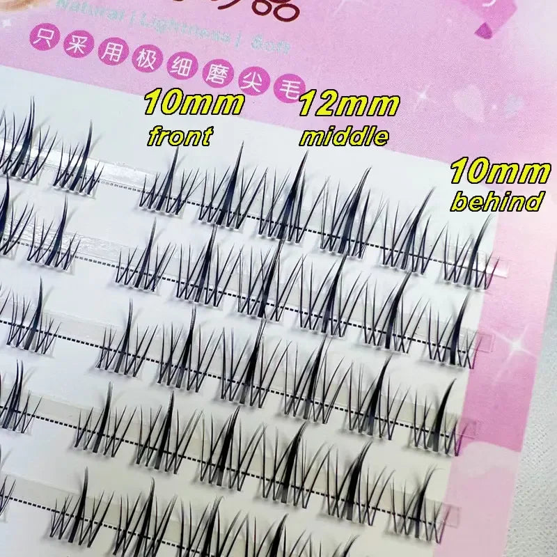 Natural Eyelash Clusters DIY Manga